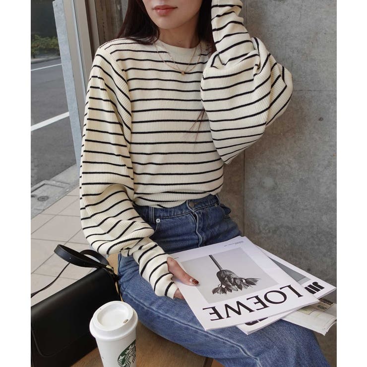 サムホール付きニットプルオーバー | CORNERS  | 詳細画像7 