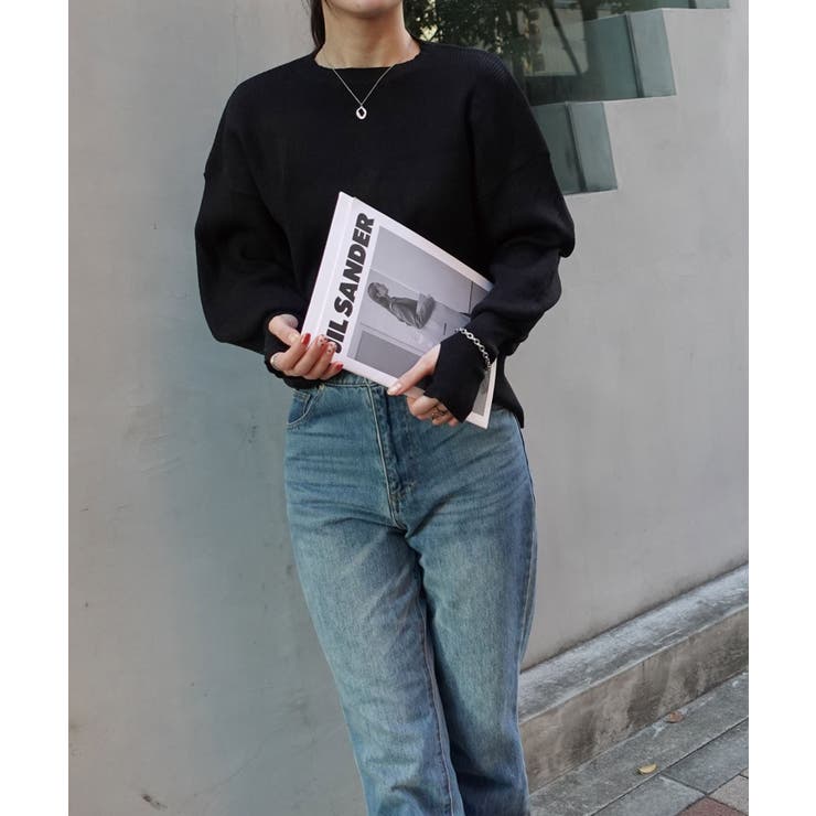 サムホール付きニットプルオーバー | CORNERS  | 詳細画像3 