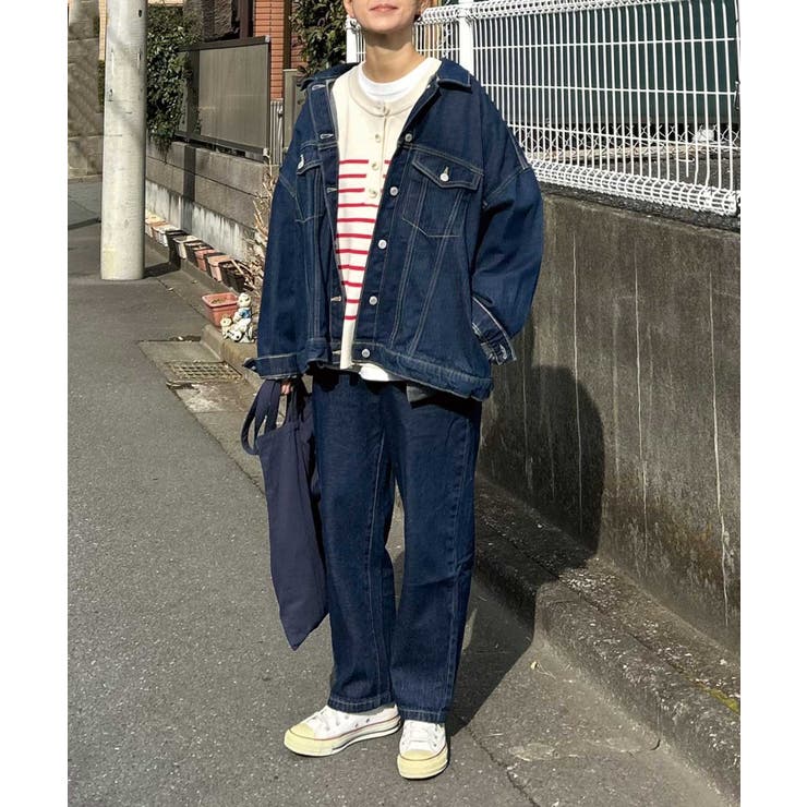 【CORNERS by KR】ボーダーヘンリーネックニット | CORNERS  | 詳細画像6 