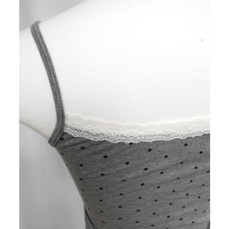 【2026SS新作】カップ付きドットレースキャミソール | CORNERS  | 詳細画像11 