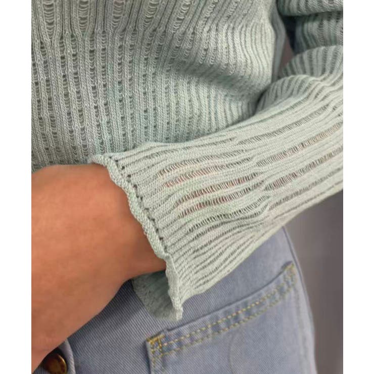 Vネックショートカーディガン | CORNERS  | 詳細画像12 