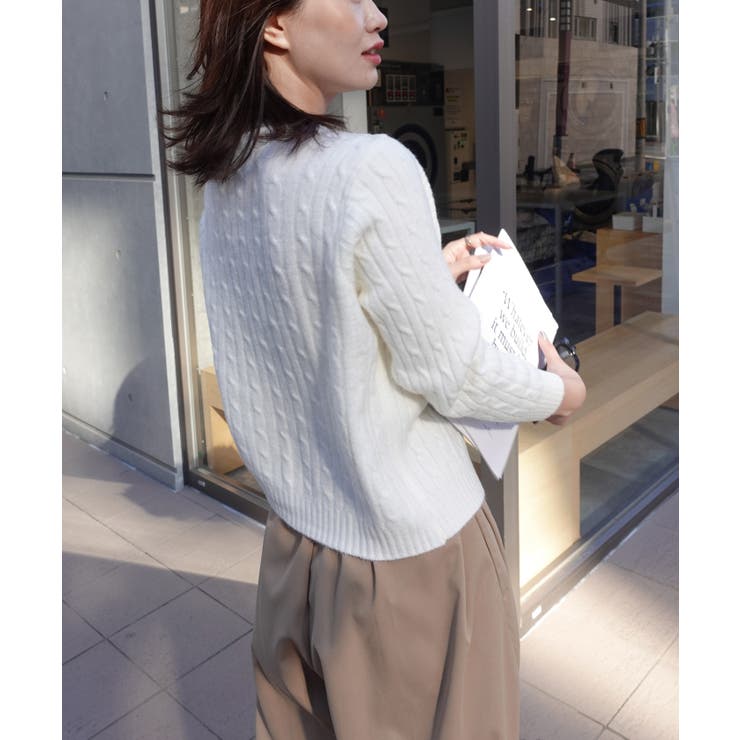 ケーブルニットカーディガン | CORNERS  | 詳細画像17 