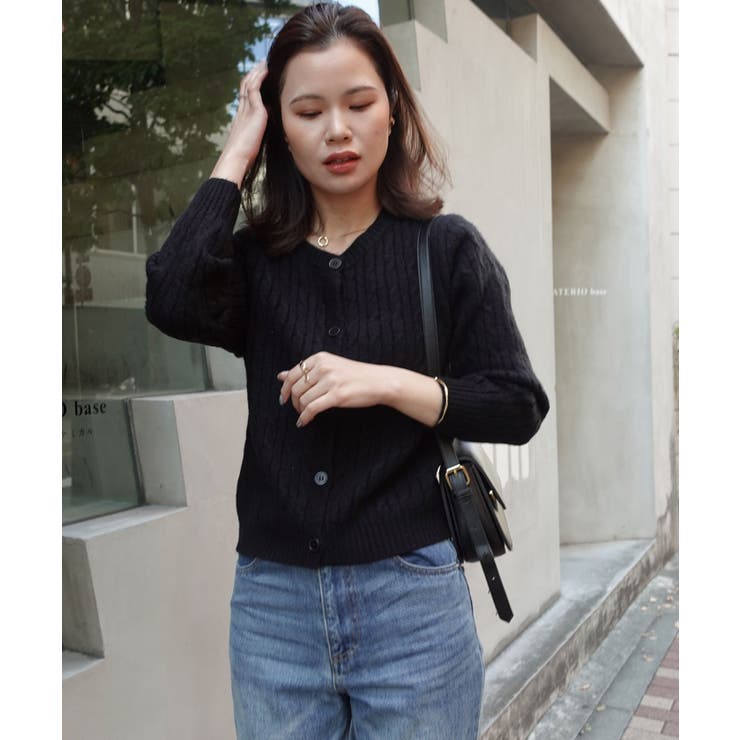 ケーブルニットカーディガン | CORNERS  | 詳細画像10 