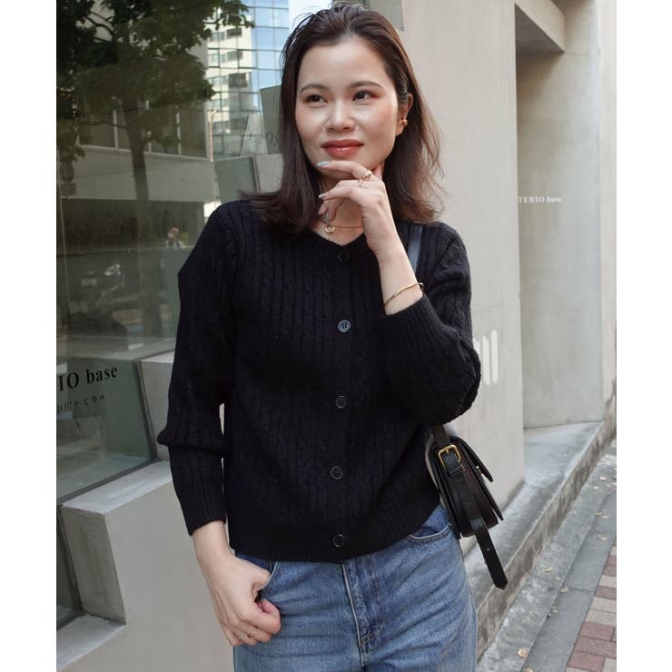 ケーブルニットカーディガン | CORNERS  | 詳細画像11 