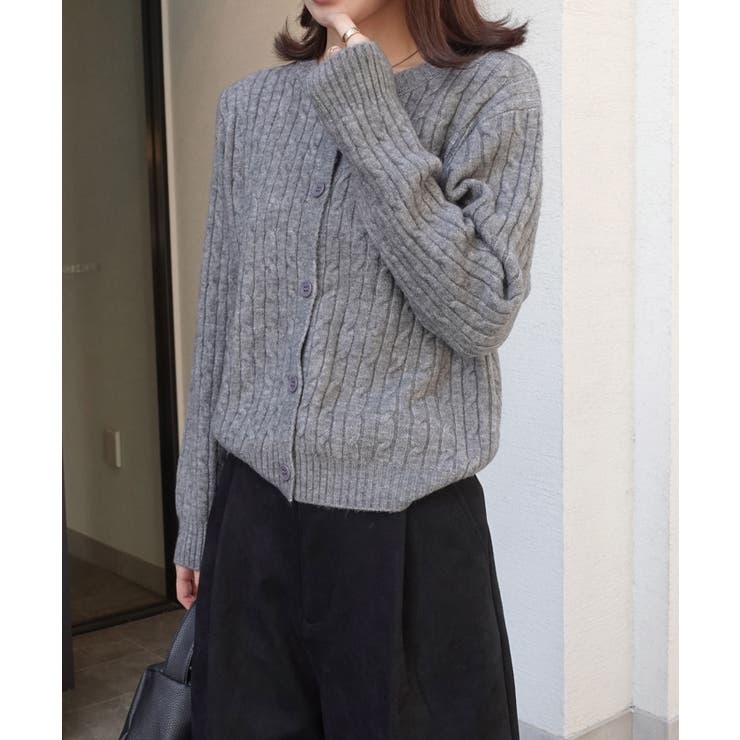 ケーブルニットカーディガン | CORNERS  | 詳細画像14 