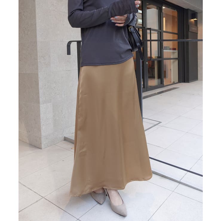 サテンマーメイドスカート | CORNERS  | 詳細画像7 