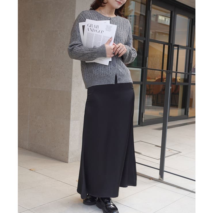 サテンマーメイドスカート | CORNERS  | 詳細画像13 