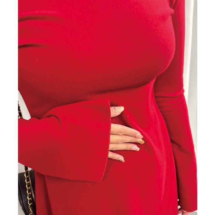 Vネックフレアーワンピ | CORNERS  | 詳細画像8 