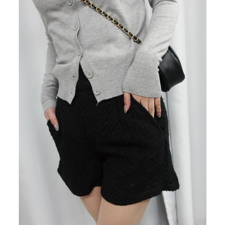 ハイウエストツイードショートパンツ | CORNERS  | 詳細画像8 