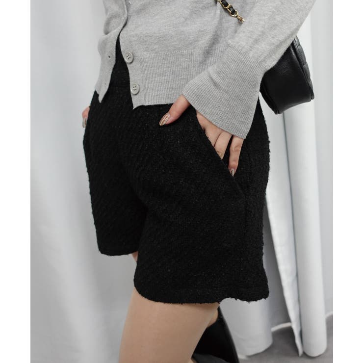 ハイウエストツイードショートパンツ | CORNERS  | 詳細画像7 