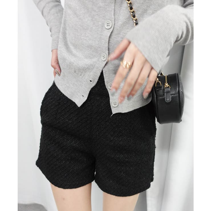 ハイウエストツイードショートパンツ | CORNERS  | 詳細画像6 