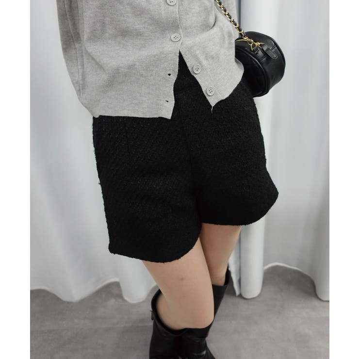 ハイウエストツイードショートパンツ | CORNERS  | 詳細画像5 
