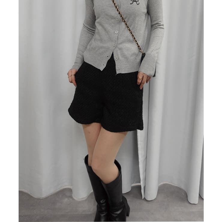 ハイウエストツイードショートパンツ | CORNERS  | 詳細画像2 
