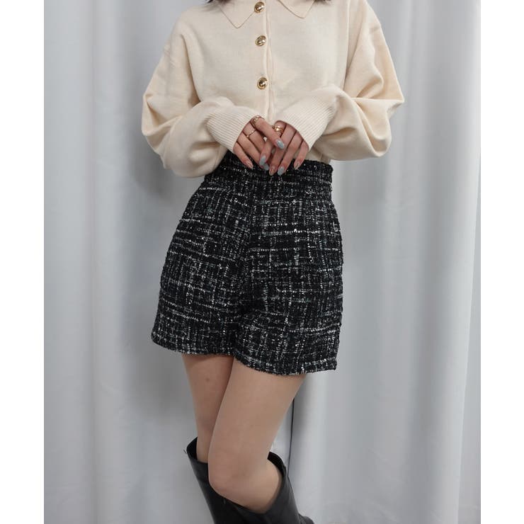 ハイウエストツイードショートパンツ | CORNERS  | 詳細画像15 