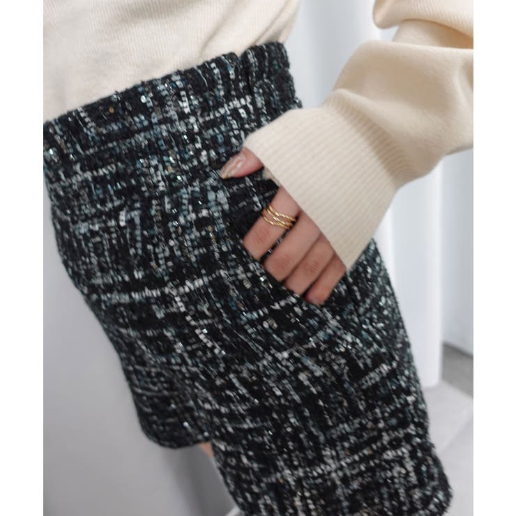 ハイウエストツイードショートパンツ | CORNERS  | 詳細画像14 