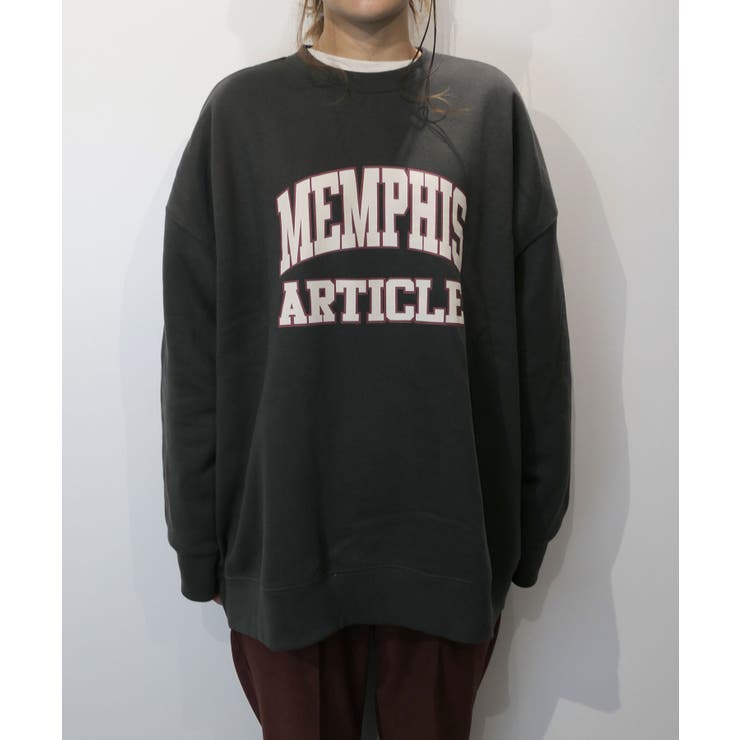 裏起毛カレッジロゴビッグシルエットスウェット | CORNERS  | 詳細画像7