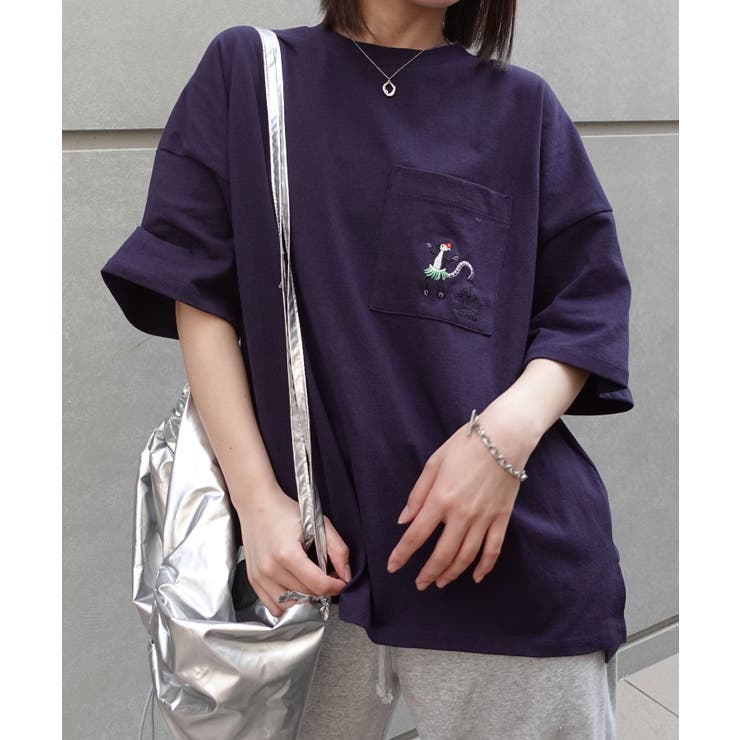 アニマル刺繍Tシャツ[品番：TRIW0004081]｜CORNERS （コーナーズ