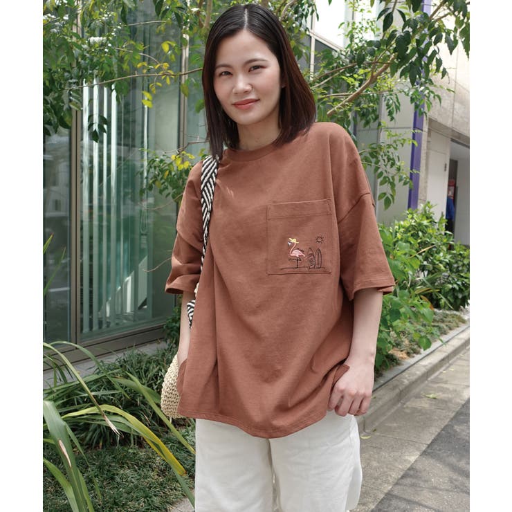 アニマル刺繍Tシャツ[品番：TRIW0004081]｜CORNERS （コーナーズ