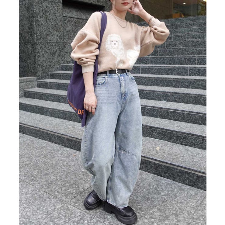 DOG柄ジャガードニットプルオーバー | CORNERS  | 詳細画像14 