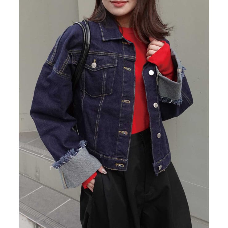 ワイドスリーブデニムジャケット[品番：TRIW0004264]｜CORNERS