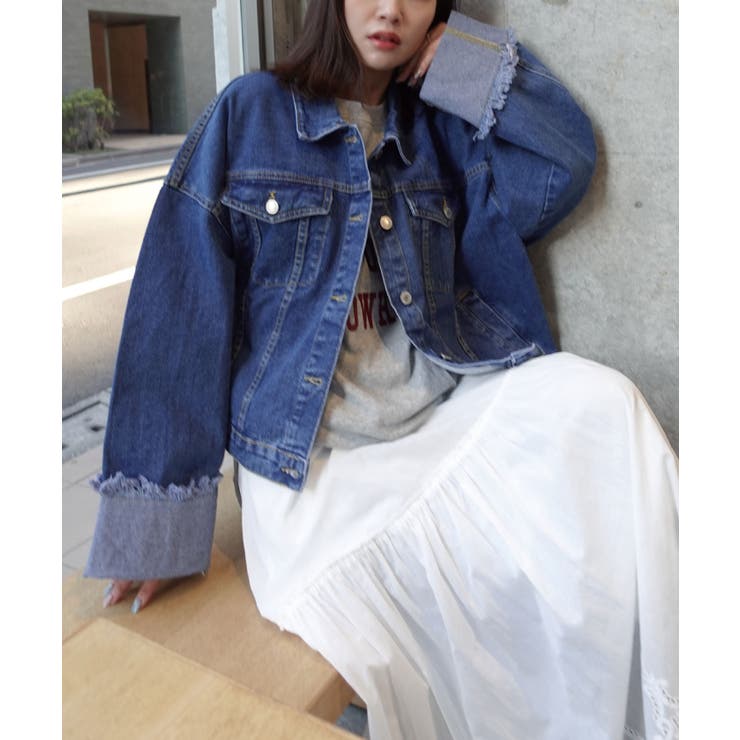 ワイドスリーブデニムジャケット[品番：TRIW0004264]｜CORNERS