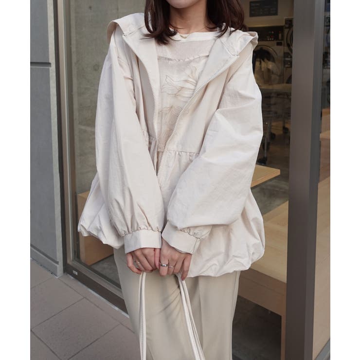 バルーンペプラムフードブルゾン | CORNERS  | 詳細画像13 