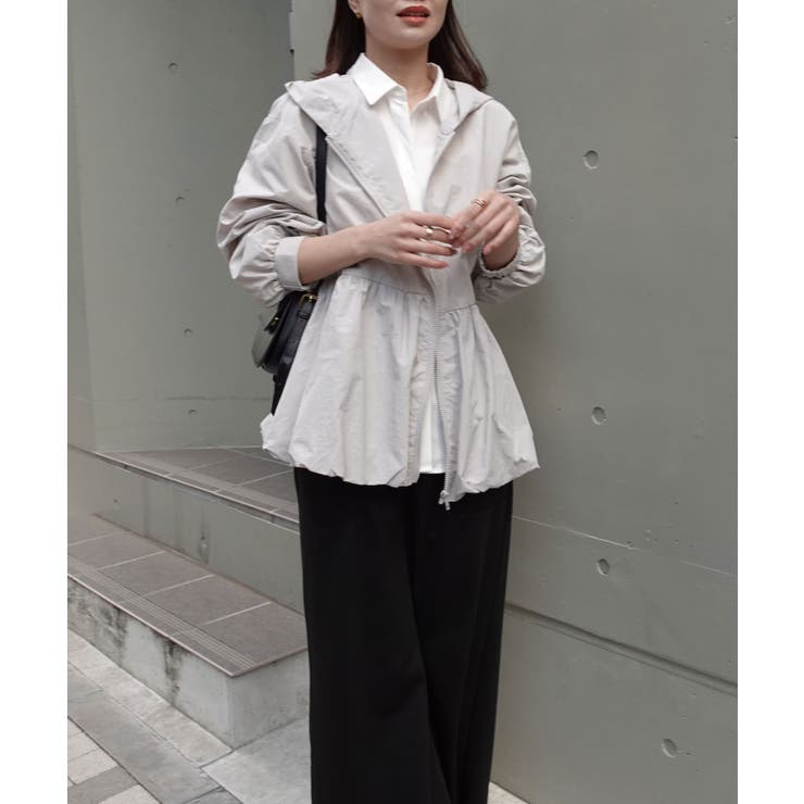 バルーンペプラムフードブルゾン | CORNERS  | 詳細画像16 