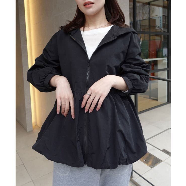 バルーンペプラムフードブルゾン | CORNERS  | 詳細画像6 