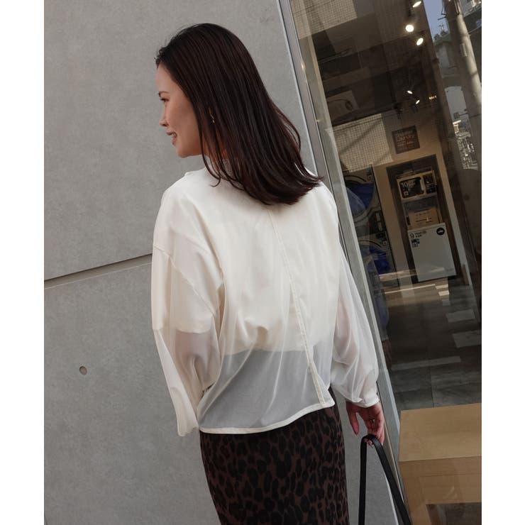 カレッジTシャツ×チュールトップスセット | CORNERS  | 詳細画像5 