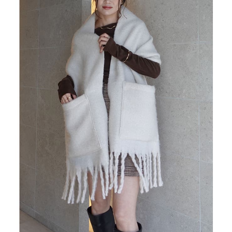 ボリューム太フリンジマフラー | CORNERS  | 詳細画像5 