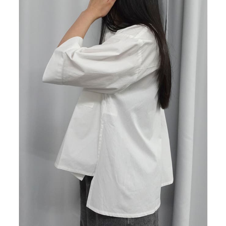 ブロードハーフスリーブオーバーシャツ | CORNERS  | 詳細画像2 