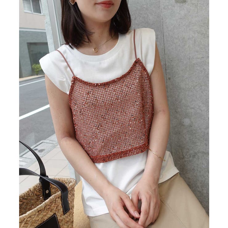 ネップメッシュビスチェ | CORNERS  | 詳細画像18 