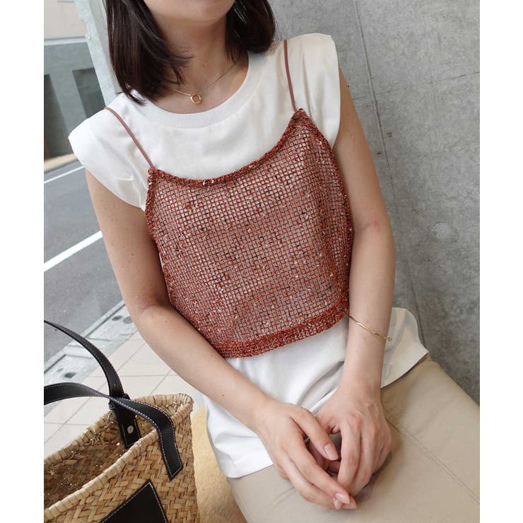 ネップメッシュビスチェ | CORNERS  | 詳細画像19 