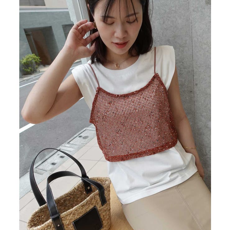 ネップメッシュビスチェ | CORNERS  | 詳細画像20 