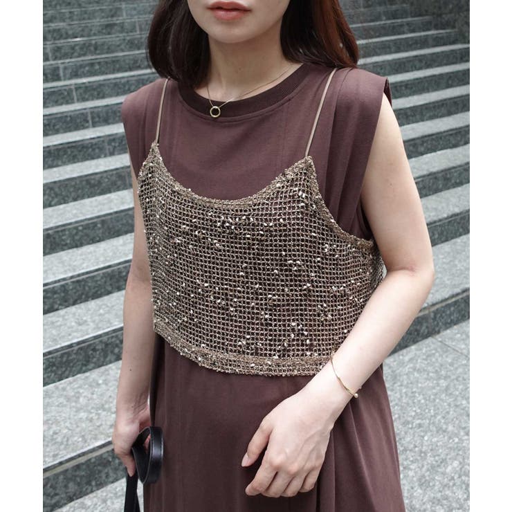 ネップメッシュビスチェ | CORNERS  | 詳細画像8 