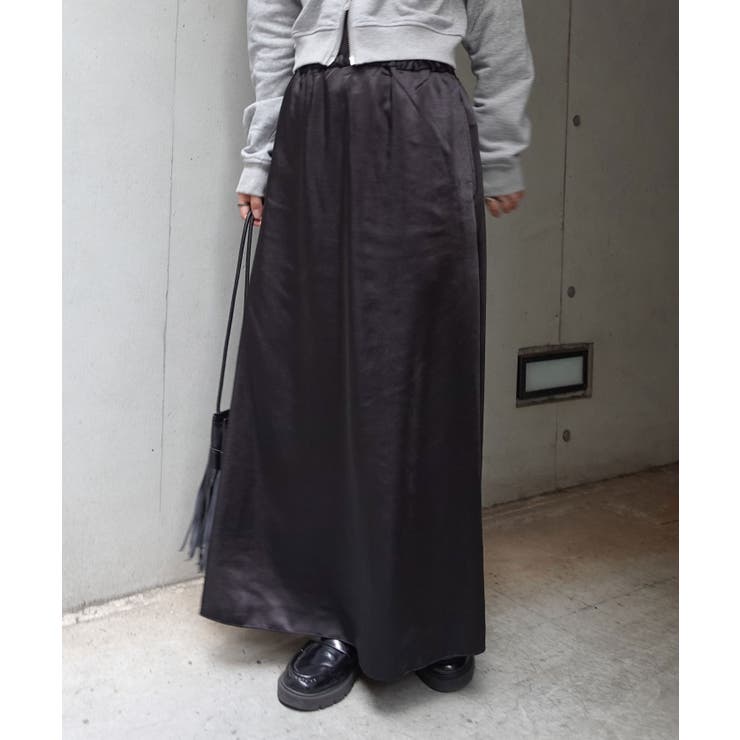ヴィンテージサテンロングスカート | CORNERS  | 詳細画像1 