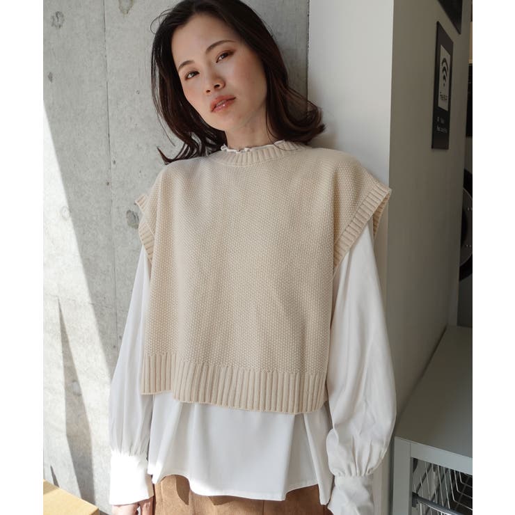 バルキーモスステッチショートトップス | CORNERS  | 詳細画像12 