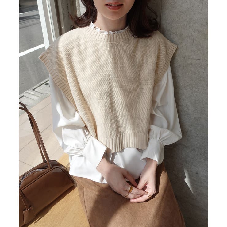 バルキーモスステッチショートトップス | CORNERS  | 詳細画像11 