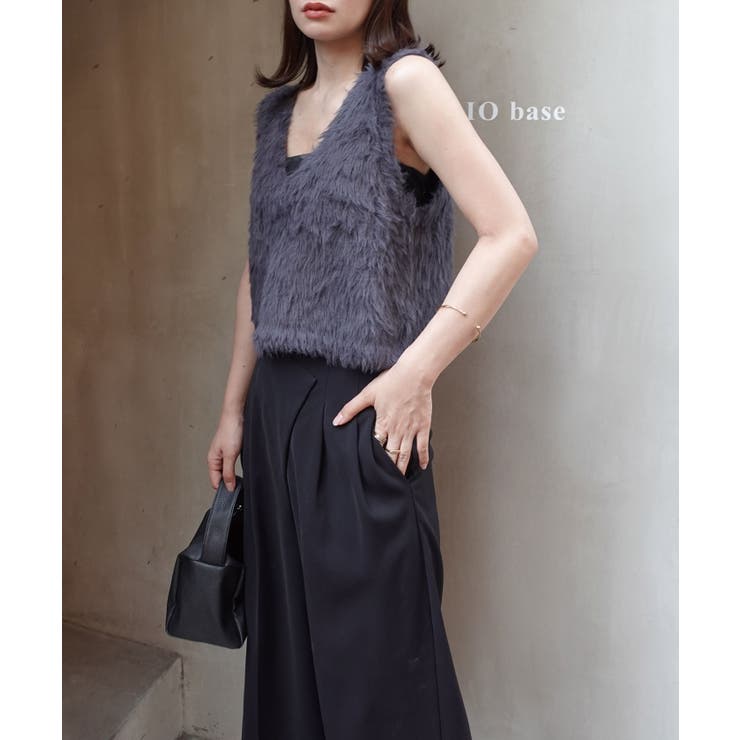 フェザーヤーンVネックベスト | CORNERS  | 詳細画像19 