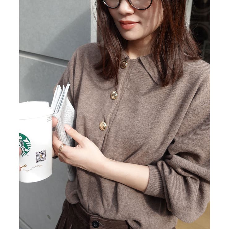 金ボタンポロニット | CORNERS  | 詳細画像14 