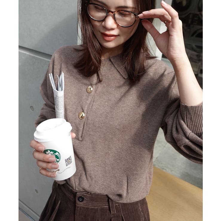 金ボタンポロニット | CORNERS  | 詳細画像12 