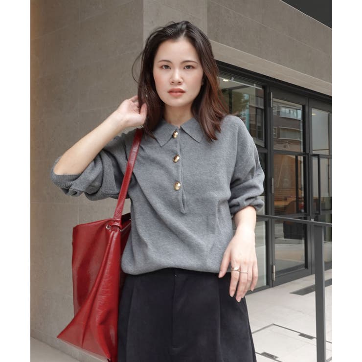 金ボタンポロニット | CORNERS  | 詳細画像11 