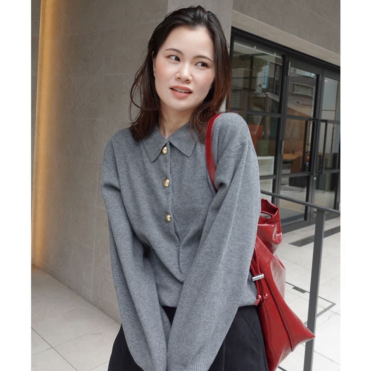 金ボタンポロニット | CORNERS  | 詳細画像9 