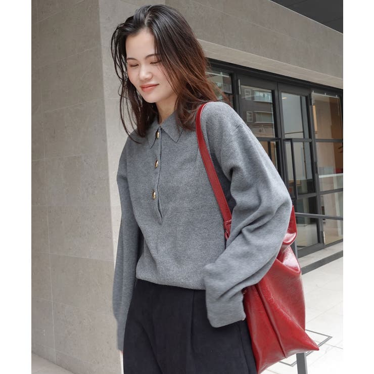 金ボタンポロニット | CORNERS  | 詳細画像8 