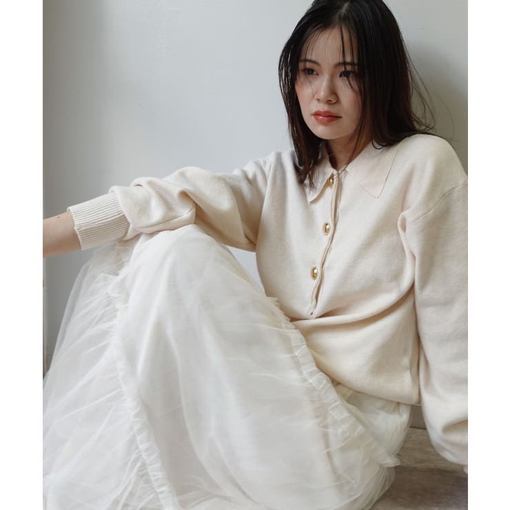 金ボタンポロニット | CORNERS  | 詳細画像2 