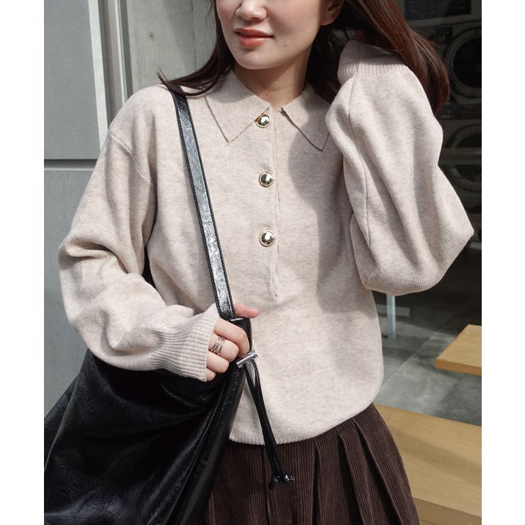 金ボタンポロニット | CORNERS  | 詳細画像18 