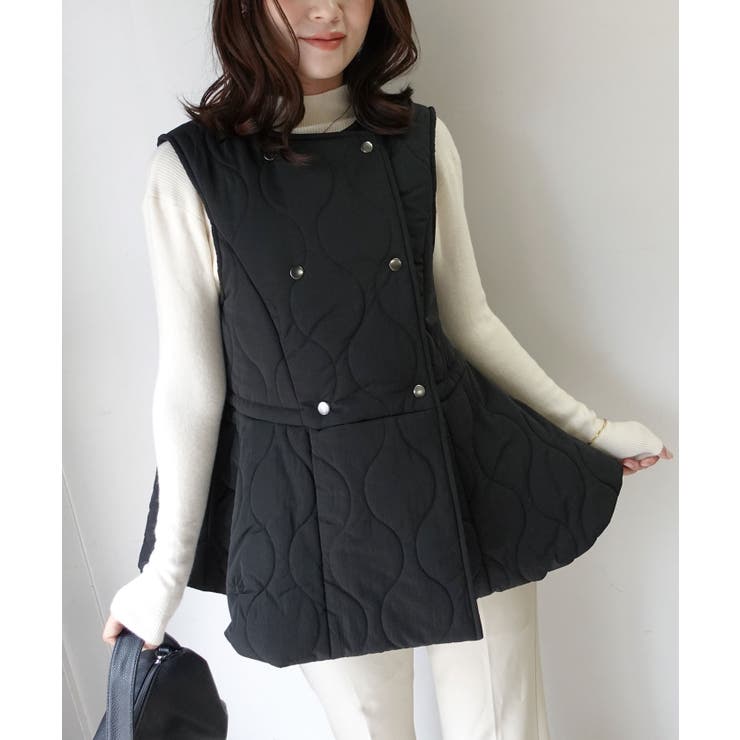 キルティングフレアベスト | CORNERS  | 詳細画像11 