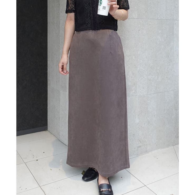 フェイクスエードナロースカート | CORNERS  | 詳細画像8 