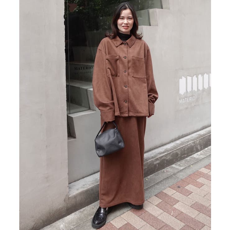 フェイクスエードナロースカート | CORNERS  | 詳細画像21 