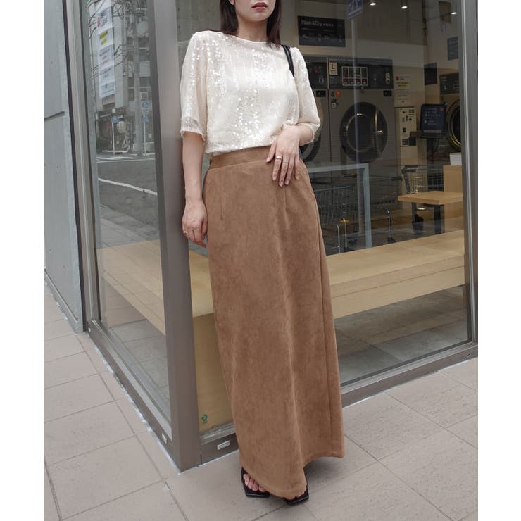 フェイクスエードナロースカート | CORNERS  | 詳細画像13 